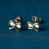 silver earrings