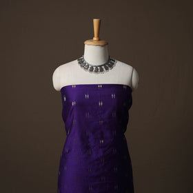 Spun Dupion Viscose Silk Buti 2pc Unstitched Dress Material Kurta Set with Earrings 57