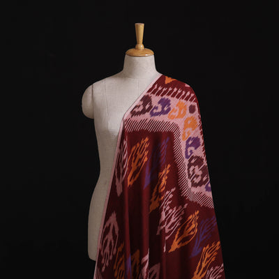 Pochampally Central Asian Ikat Pure Cotton Fabric 05