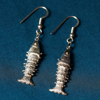 silver earrings