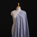 Blue - Pochampally Ikat Weave Pure Cotton Fabric 02