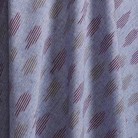 Blue - Pochampally Ikat Weave Pure Cotton Fabric 02