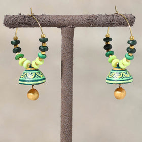  Handpainted Terracotta Miniature Earrings
