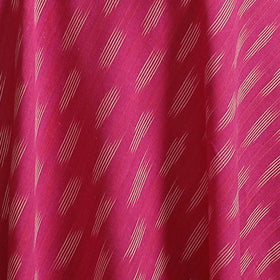 Pink - Pochampally Ikat Weave Pure Cotton Fabric 03
