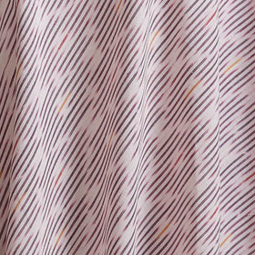 Pink - Pochampally Ikat Weave Pure Cotton Fabric 04