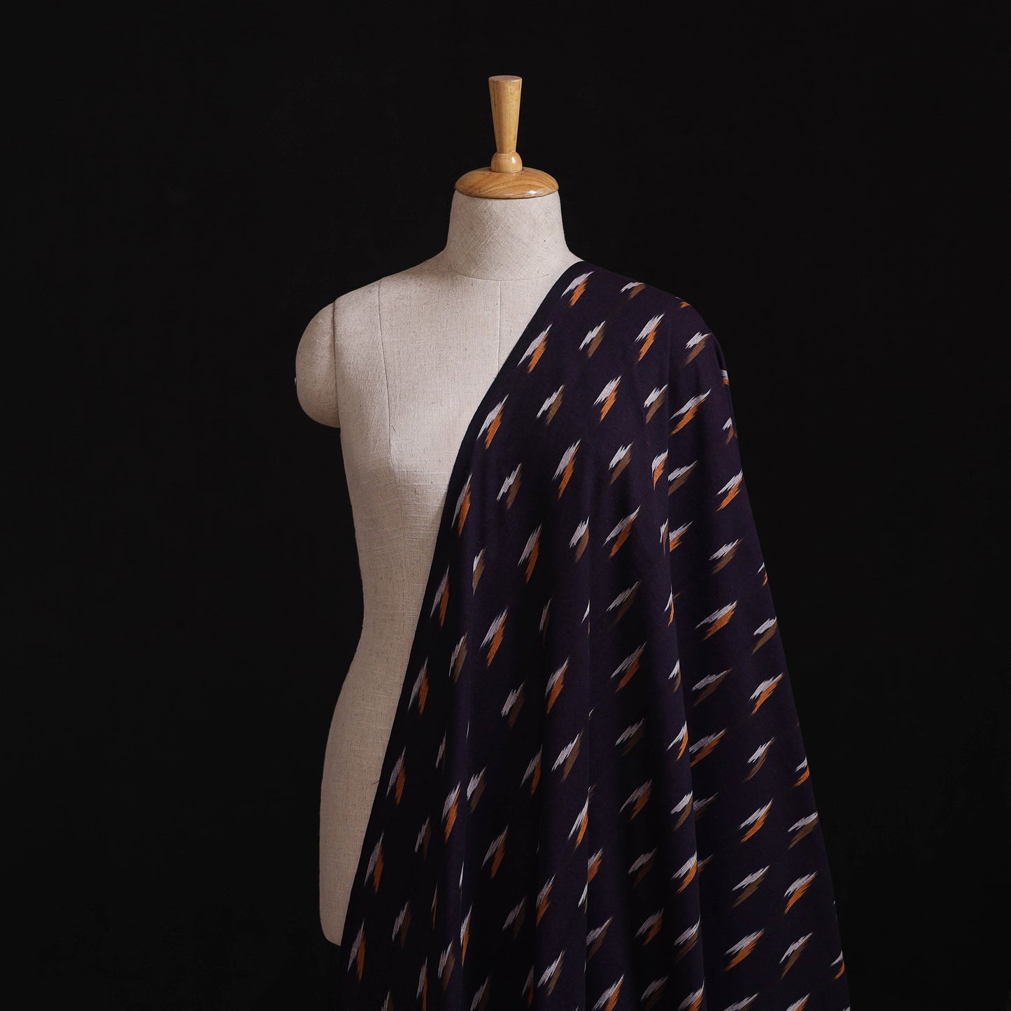 Pochampally Ikat Weave Pure Cotton Fabric 11