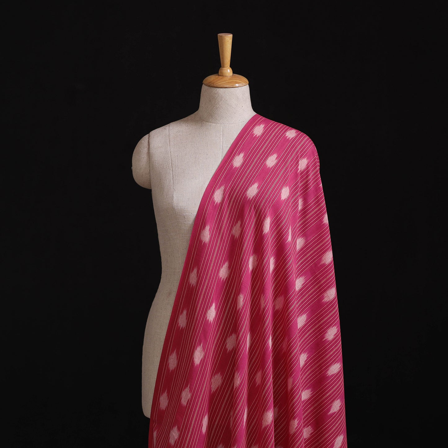 Pochampally Ikat Weave Pure Cotton Fabric 12