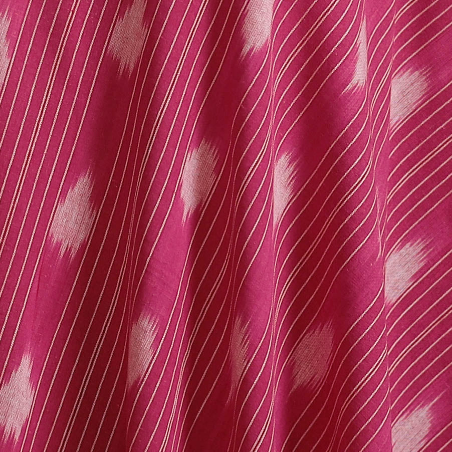 Pochampally Ikat Weave Pure Cotton Fabric 12