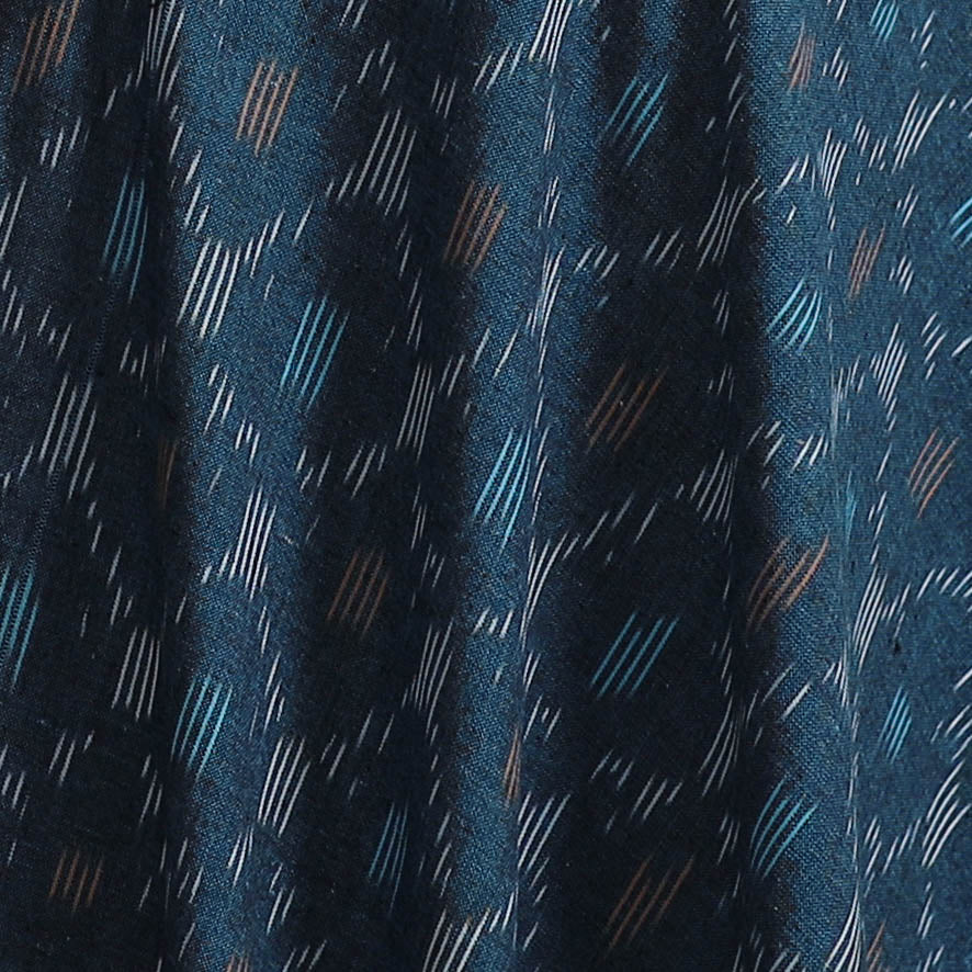 Pochampally Ikat Weave Pure Cotton Fabric 14