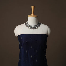 Spun Dupion Viscose Silk Buti 2pc Unstitched Dress Material Kurta Set with Earrings 48