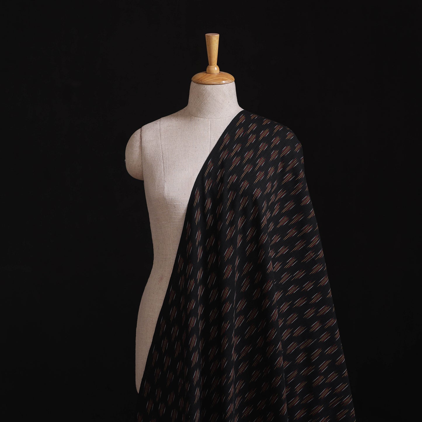 Pochampally Ikat Weave Pure Cotton Fabric 15