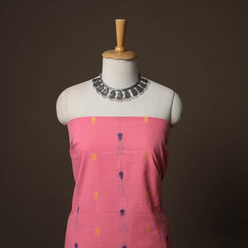Jacquard Woven Pure Cotton 3pc Unstitched Dress Material Suit Set 12