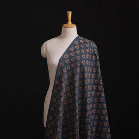 Pure Handwoven Merino Wool Fabrics in Ajrakh Block Prints 01