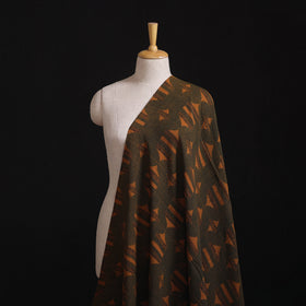 Pure Handwoven Merino Wool Fabrics in Ajrakh Block Prints 02