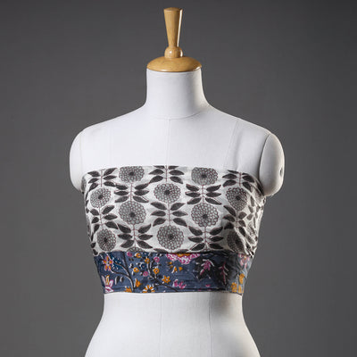 Block Printed Blouse Piece
