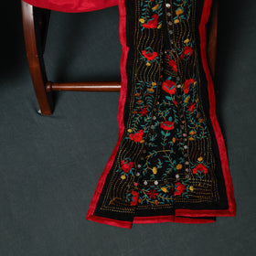 Hand Embroidered Georgette 3pc Unstitched Dress Material Suit Set 11