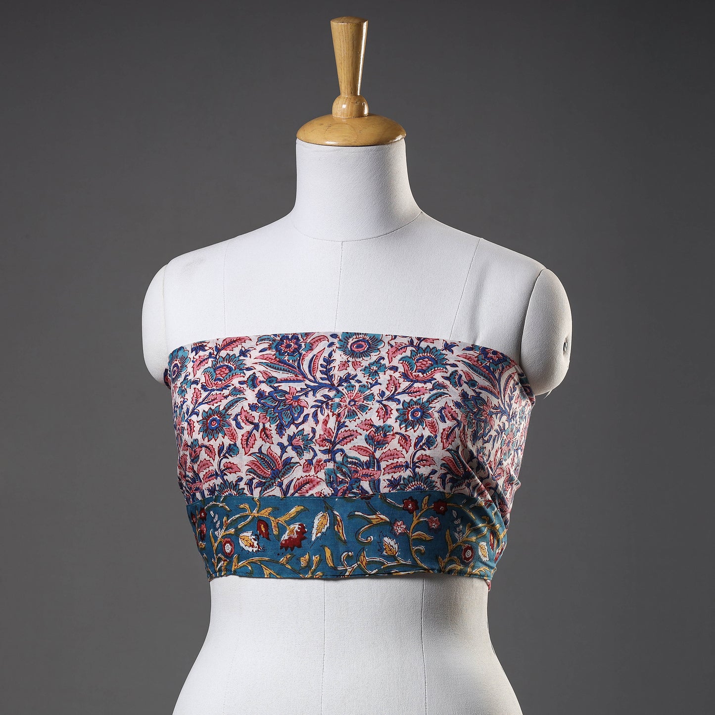 Block Printed Blouse Piece
