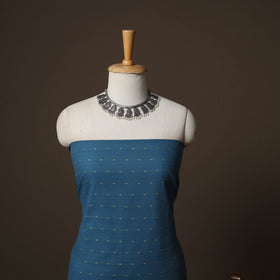 Jacquard Woven Pure Cotton 3pc Unstitched Dress Material Suit Set 04