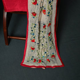 Hand Embroidered Georgette 3pc Unstitched Dress Material Suit Set 13