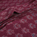 Pure Handwoven Merino Wool Fabrics in Ajrakh Block Prints 12