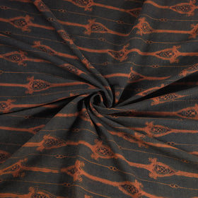 Pure Handwoven Merino Wool Fabrics in Ajrakh Block Prints 10