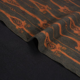 Pure Handwoven Merino Wool Fabrics in Ajrakh Block Prints 10
