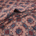 Pure Handwoven Merino Wool Fabrics in Ajrakh Block Prints 08
