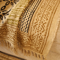 Handloom Jaipur Block Printed Cotton Sofa Throw (39 x 49 in) 01