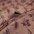 Pure Handwoven Merino Wool Fabrics in Ajrakh Block Prints 06