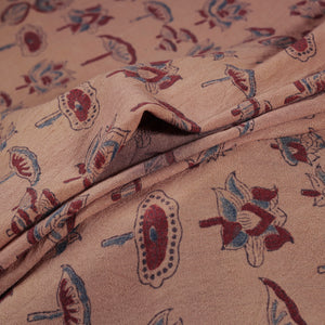 Pure Handwoven Merino Wool Fabrics in Ajrakh Block Prints 06