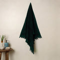  Green Handloom Cotton Bagh Print Towel