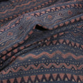 Pure Handwoven Merino Wool Fabrics in Ajrakh Block Prints 03