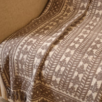 Handloom Jaipur Block Printed Cotton Sofa Throw (39 x 49 in) 05