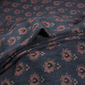 Pure Handwoven Merino Wool Fabrics in Ajrakh Block Prints 01