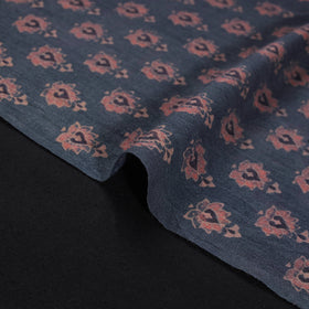 Pure Handwoven Merino Wool Fabrics in Ajrakh Block Prints 01