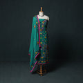 Hand Embroidered Georgette 3pc Unstitched Dress Material Suit Set 27