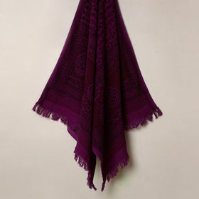 Buy Handloom Cotton Bagh Print Towel 