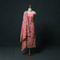 Hand Embroidered Georgette 3pc Unstitched Dress Material Suit Set 32