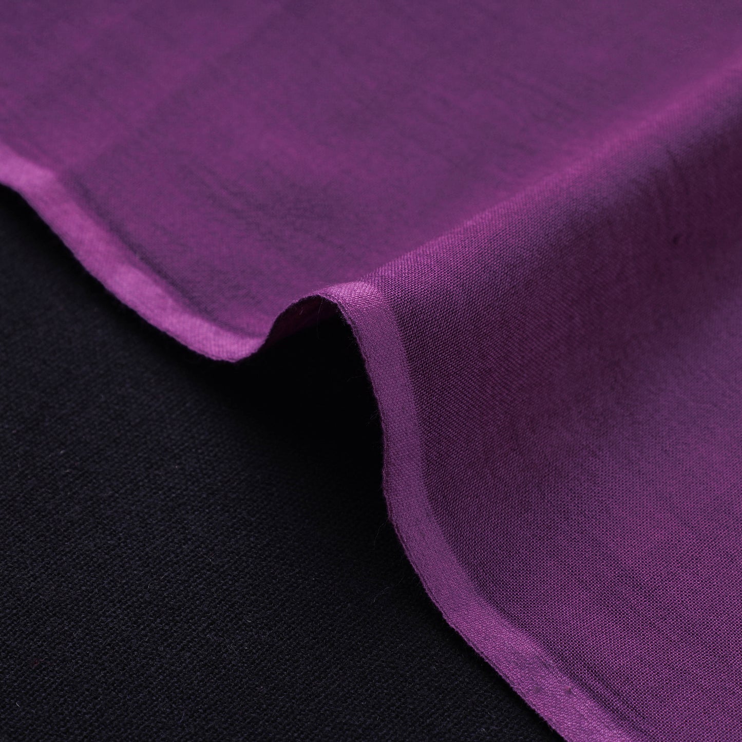 Purple - bamboo silk natural dyed pure handloom plain
