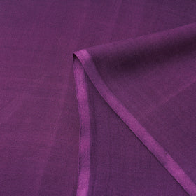 Purple - bamboo silk natural dyed pure handloom plain