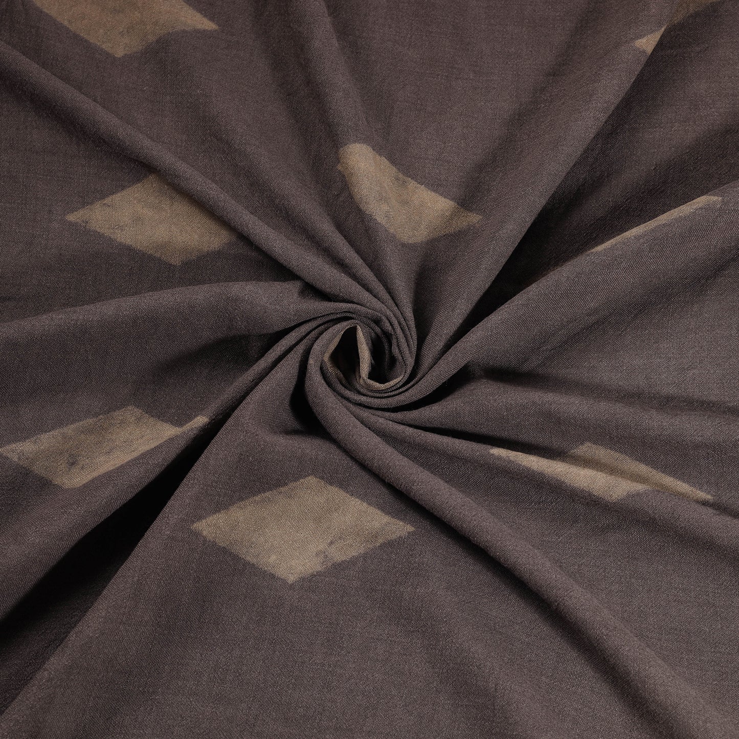 Pure Handwoven Merino Wool Fabric in Akola Block Prints 25