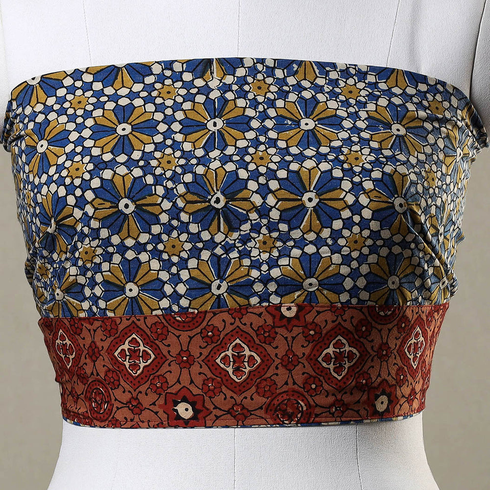 ajrakh blouse piece