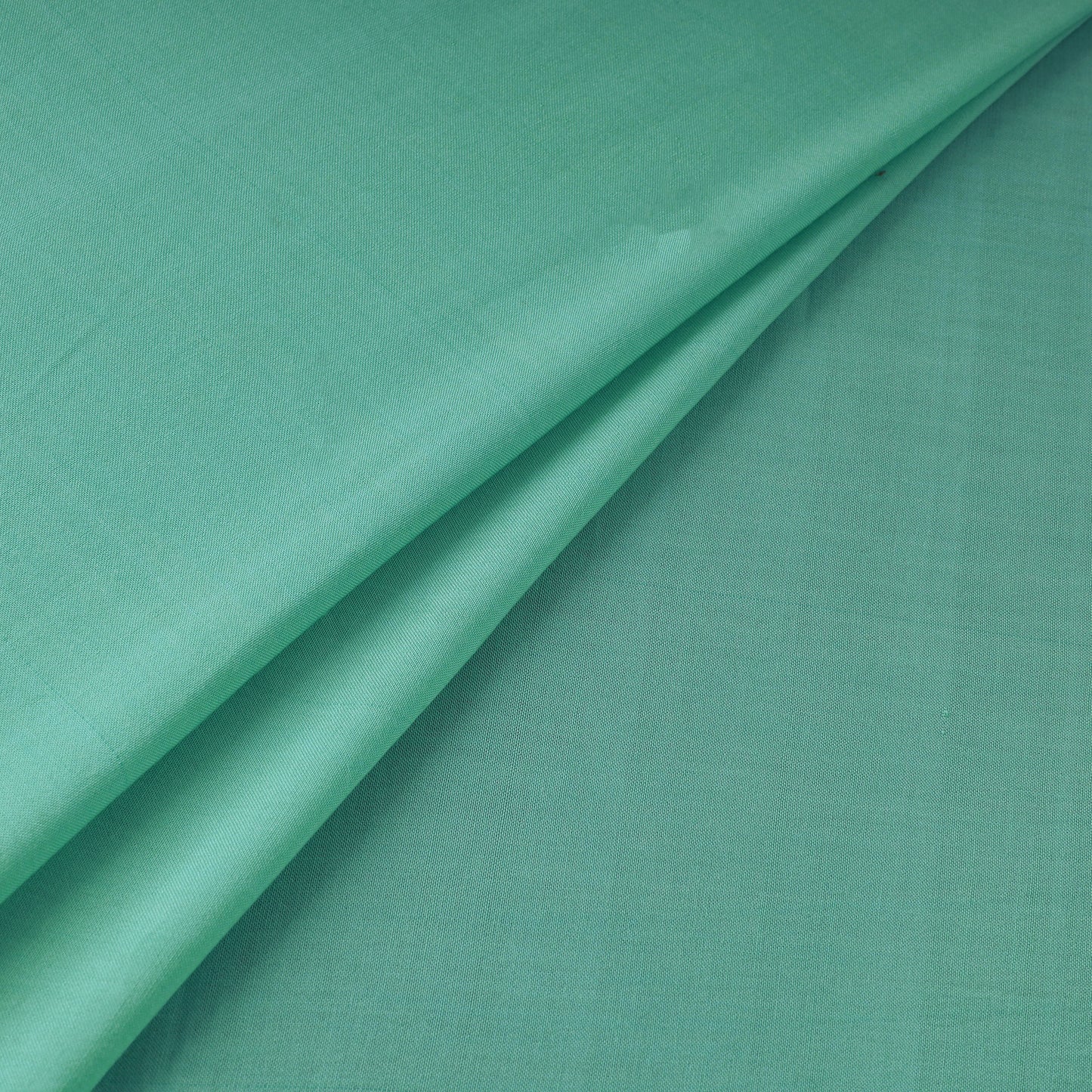Green - bamboo silk natural dyed pure handloom plain fabric