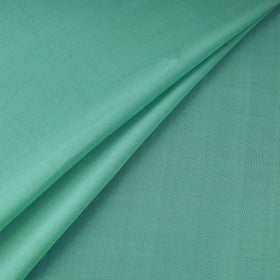 Green - bamboo silk natural dyed pure handloom plain fabric