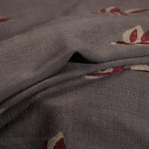 Pure Handwoven Merino Wool Fabric in Akola Block Prints 22