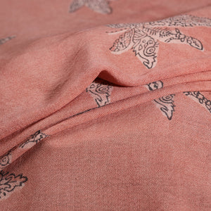 Pure Handwoven Merino Wool Fabric in Akola Block Prints 21
