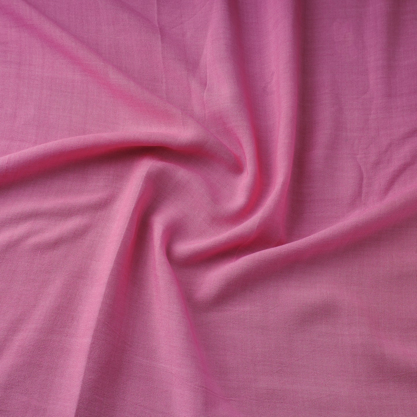Pink - bamboo silk natural dyed pure handloom plain fabric