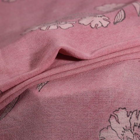 Pure Handwoven Merino Wool Fabric in Akola Block Prints 19