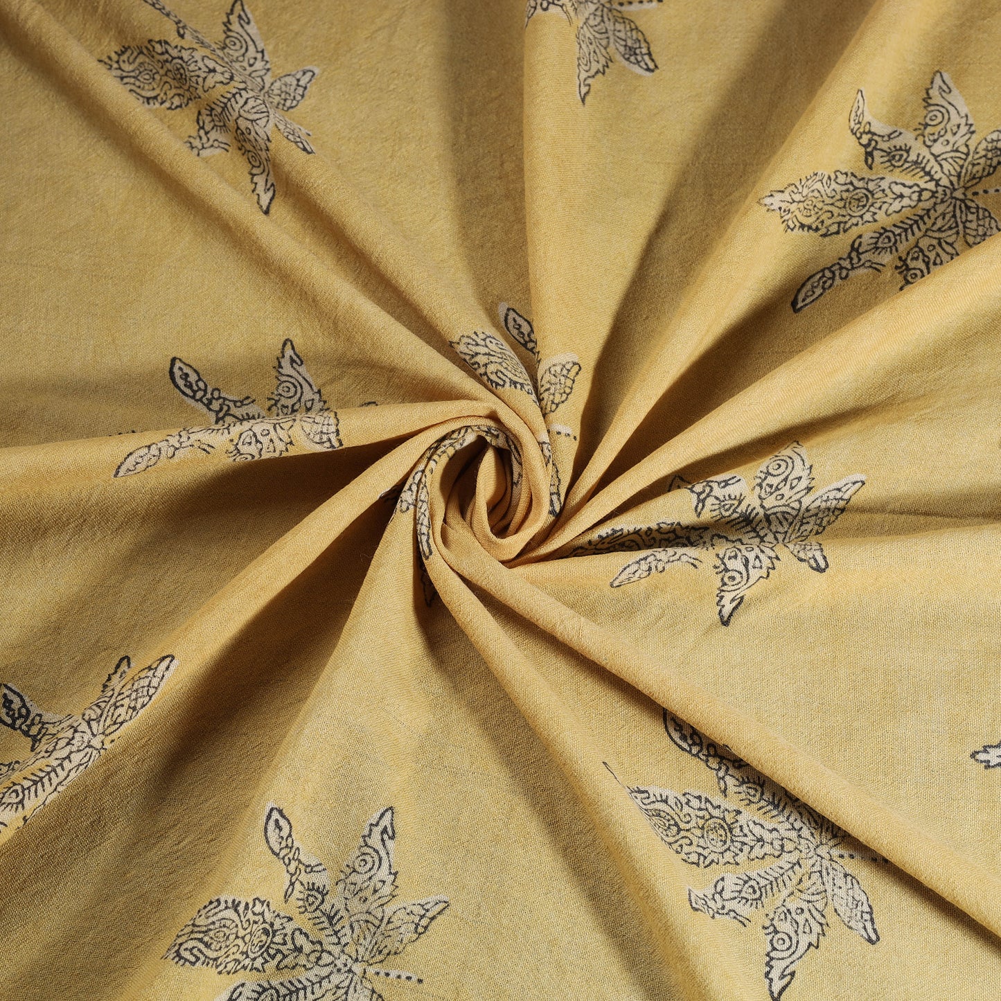 Pure Handwoven Merino Wool Fabric in Akola Block Prints 18