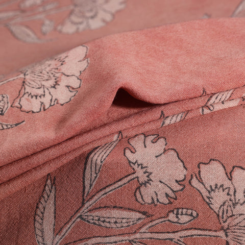 Pure Handwoven Merino Wool Fabric in Akola Block Prints 17